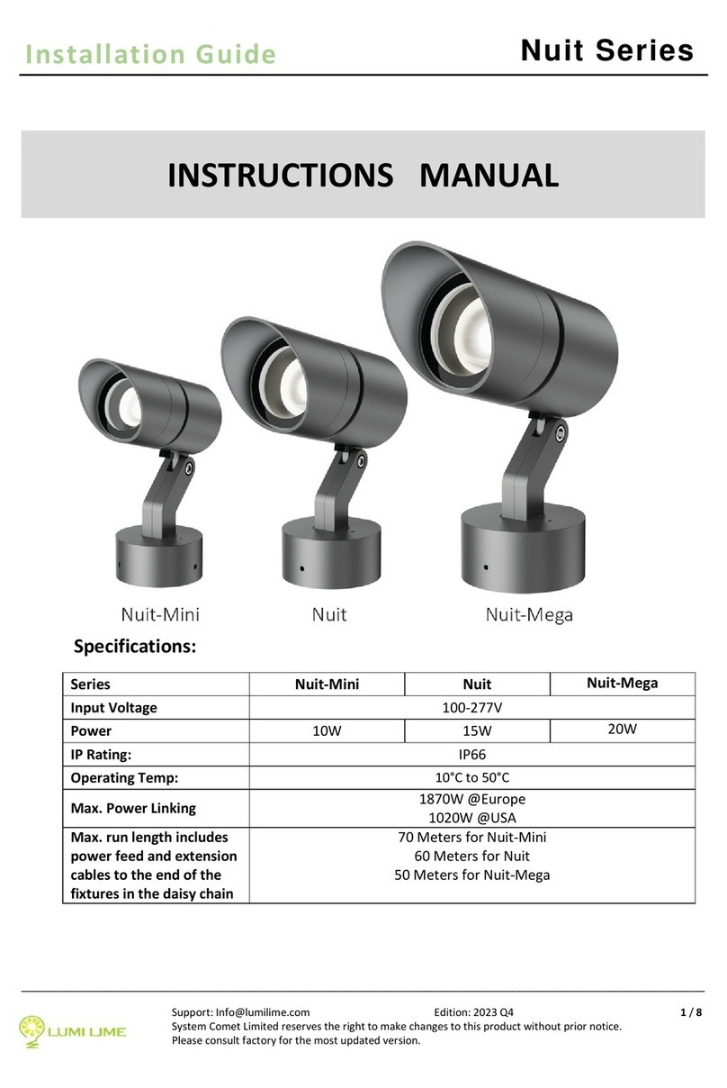 LUMI LIME Nuit Series installation guide