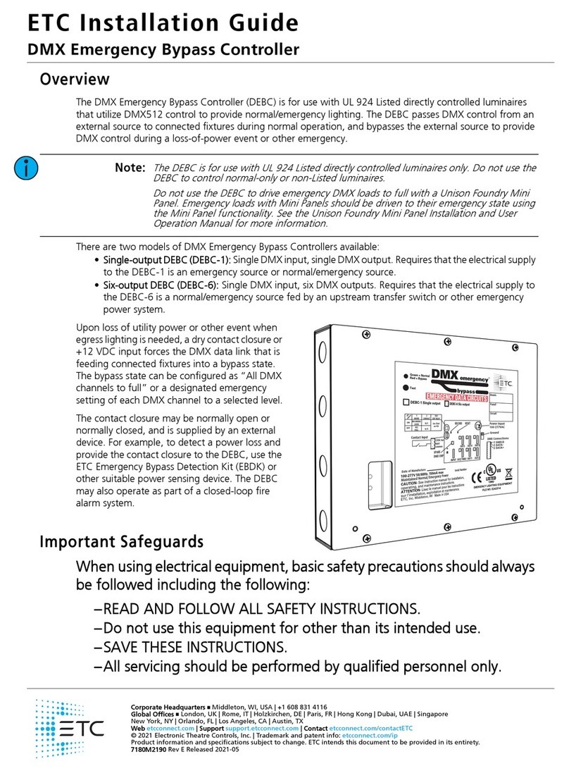 ETC DEBC User manual