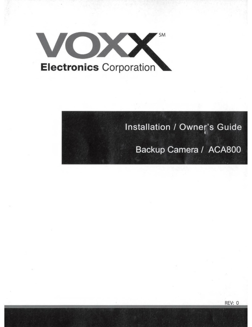 Voxx Electronics ACA800 Installation & owners guide Voxx Electronics ACA800 Installation & owners guide