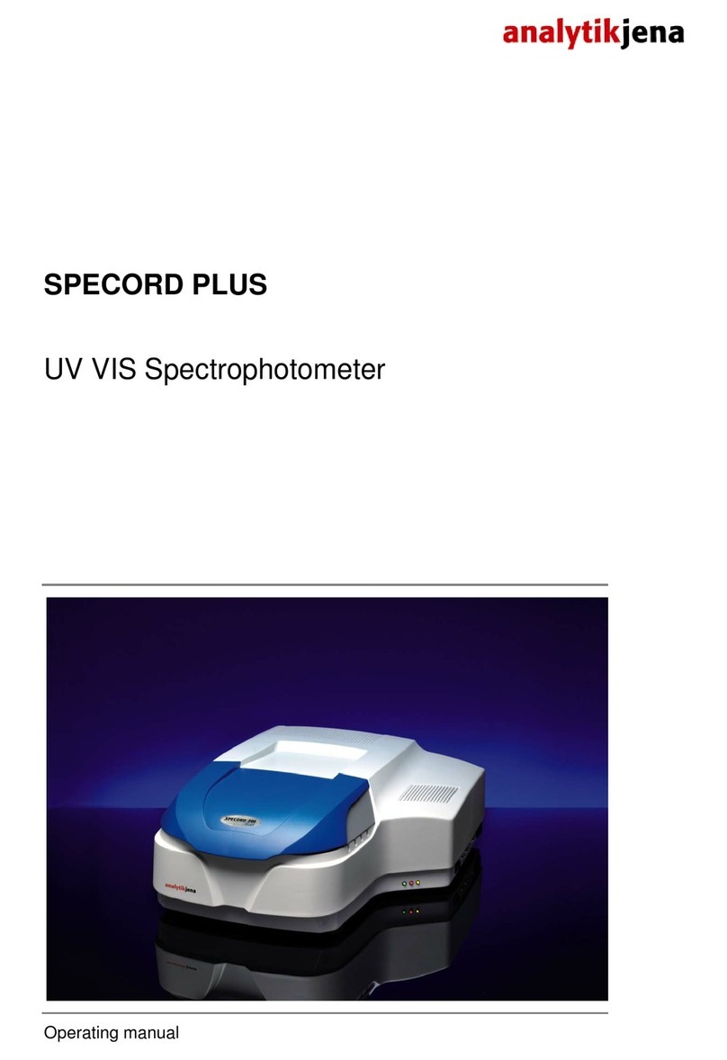 Analytik Jena SPECORD 50 PLUS manual