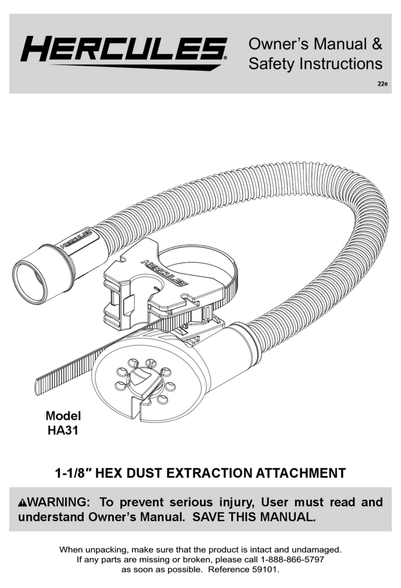Hercules HA31 owner's manual