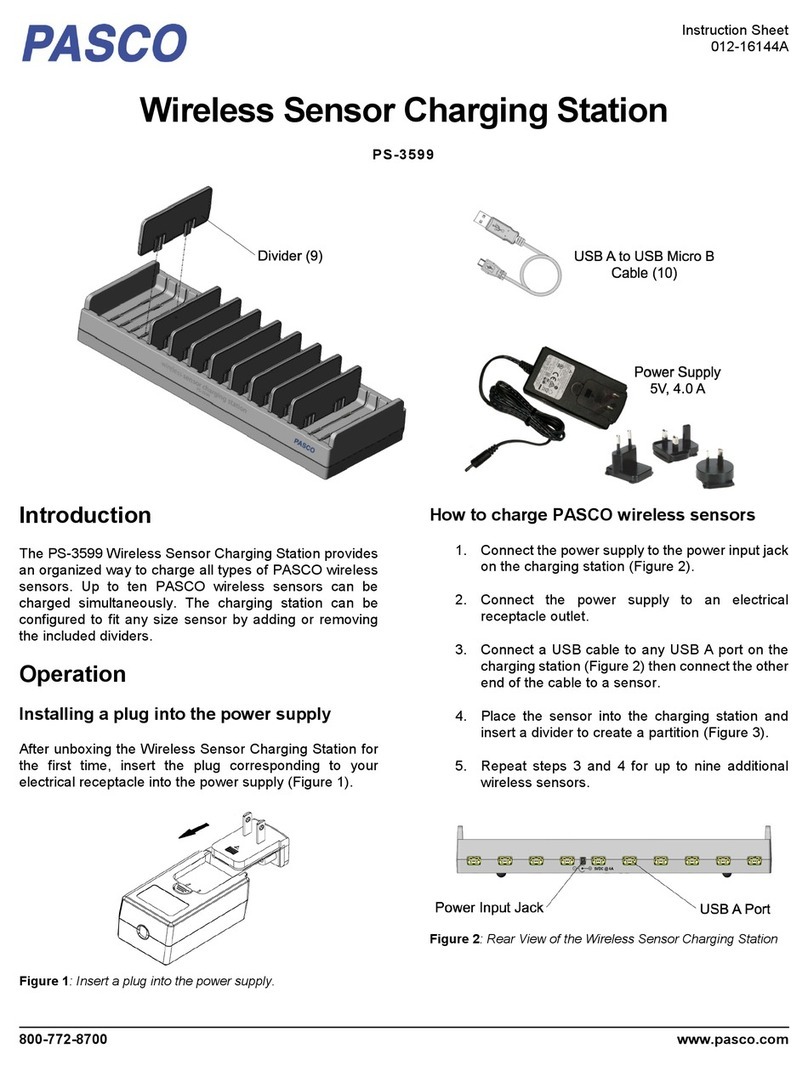 PASCO PS-3599 instruction sheet