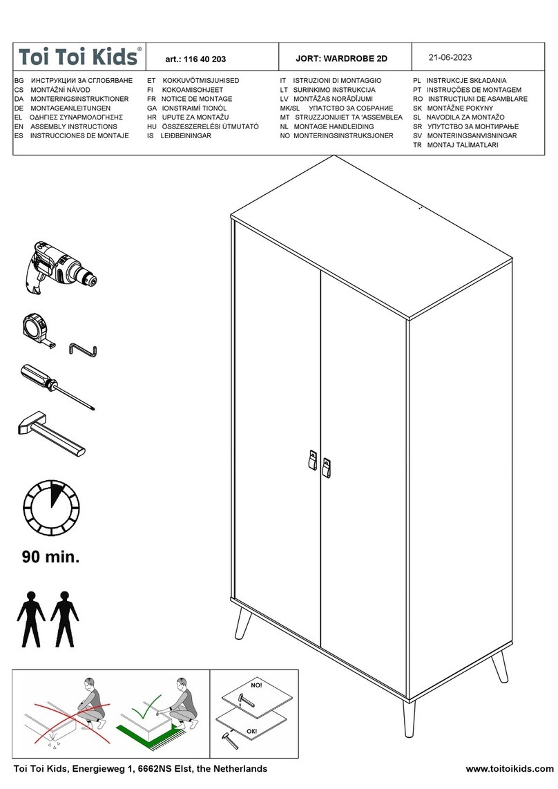 Toi Toi Kids 116 40 203 Assembly instructions