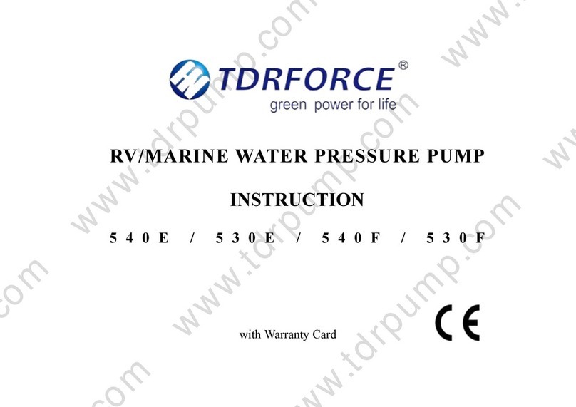 TDRFORCE 540E instructions