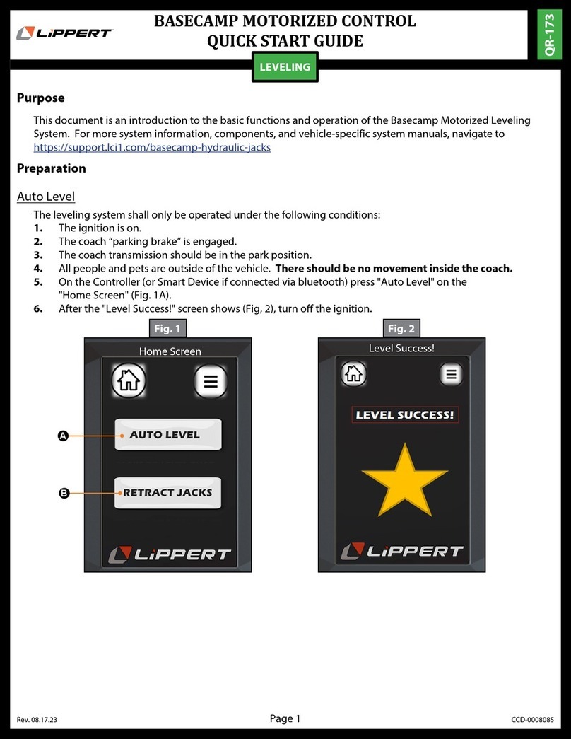 Lippert BaseCamp Series quick start guide