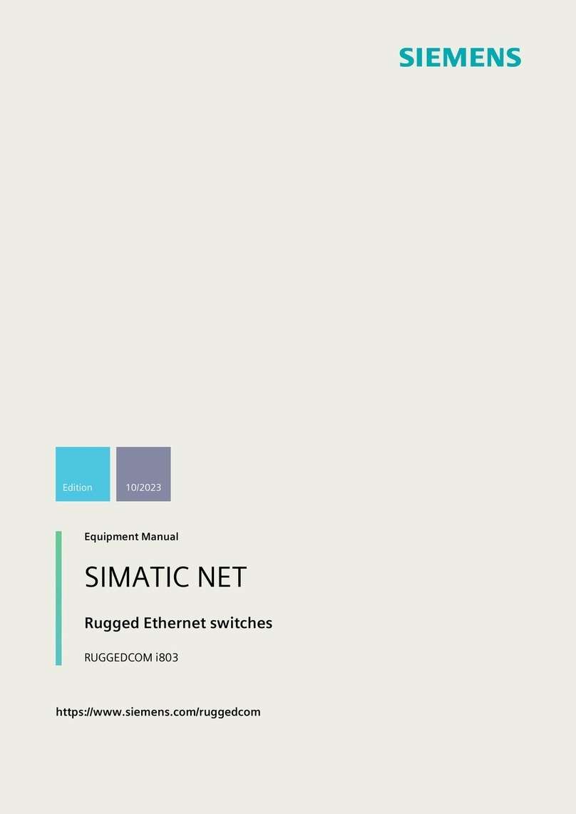 Siemens SIMATIC NET RUGGEDCOM i803 Technical Document