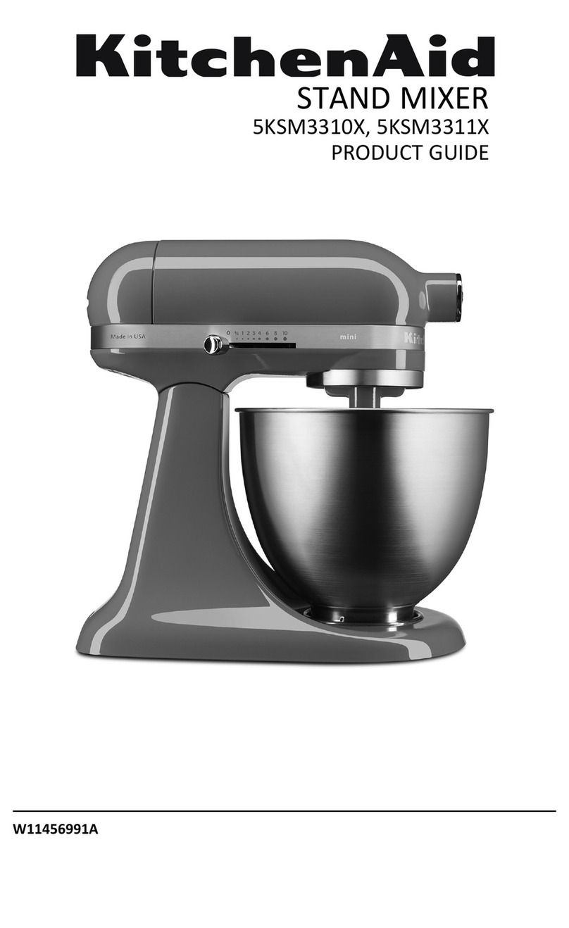 KitchenAid 5KSM3310X User manual