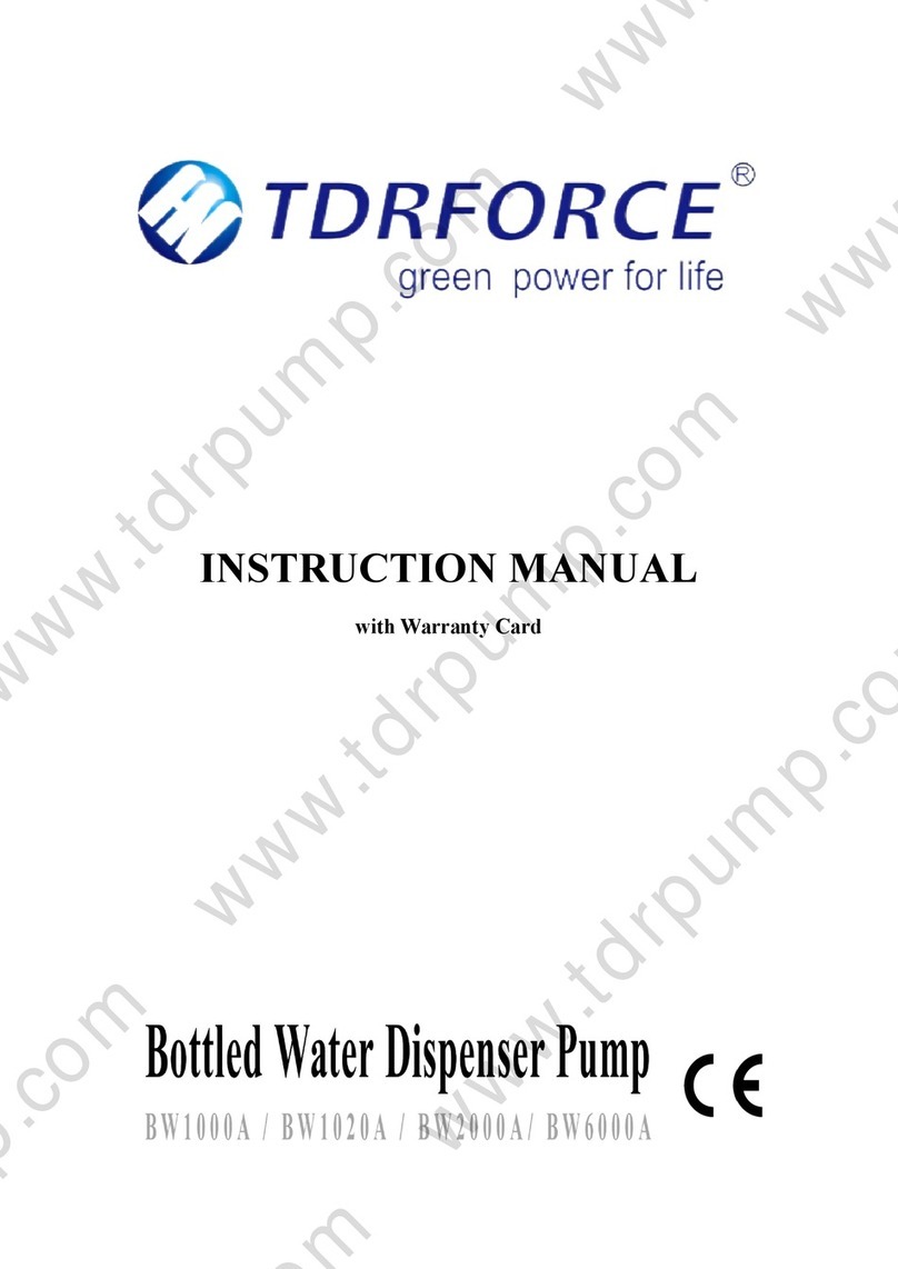 TDRFORCE BW1000A instruction manual
