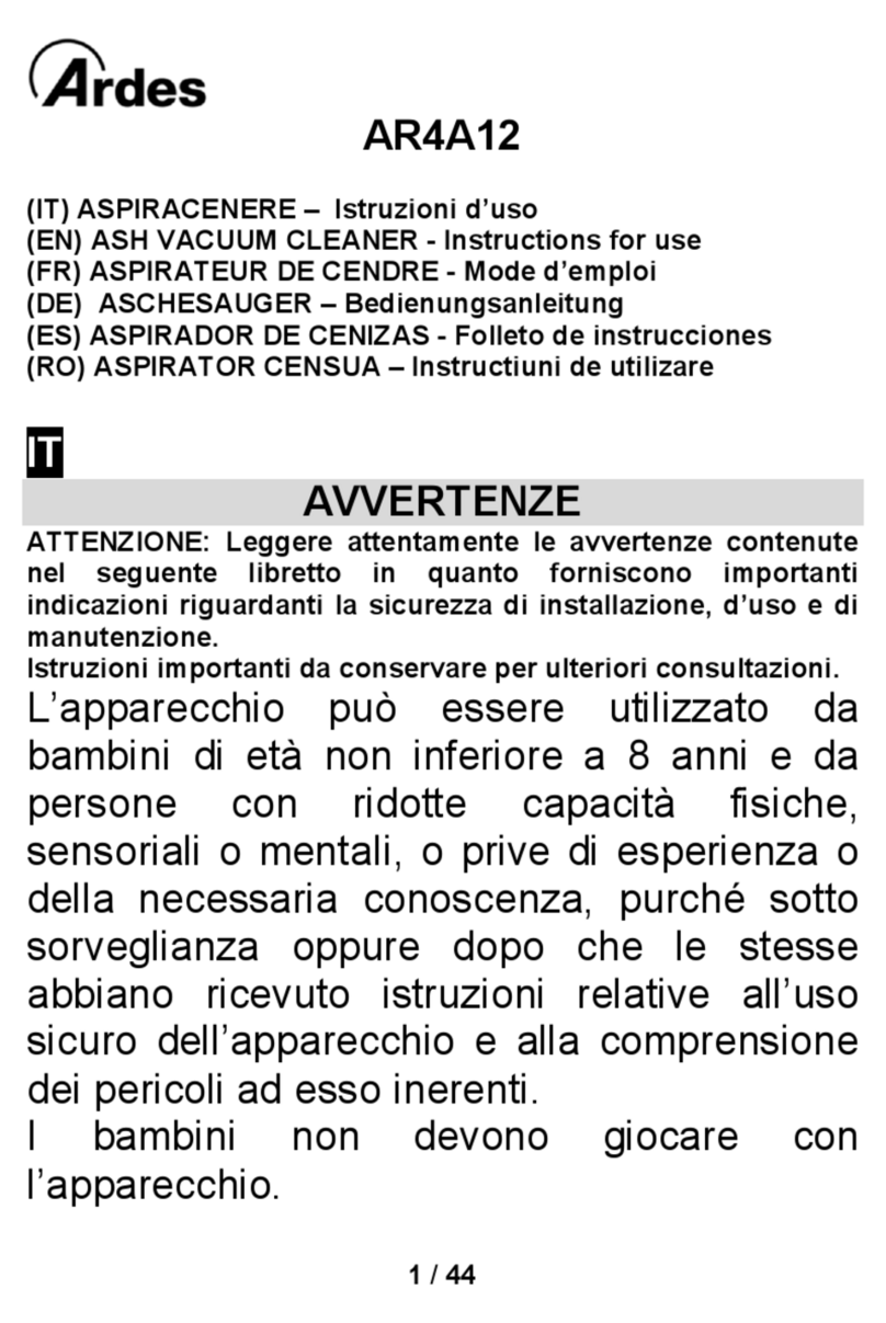 ARDES AR4A12 Instructions for use