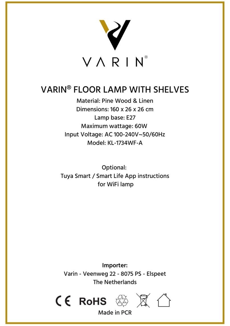 VARIN KL-1734WF-A user manual