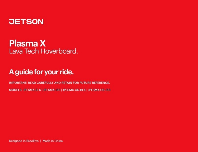 Jetson Plasma X User manual