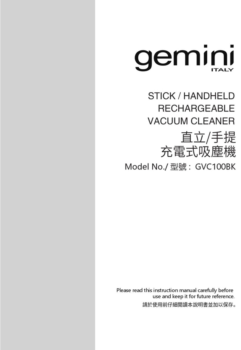 Gemini GVC100BK User manual