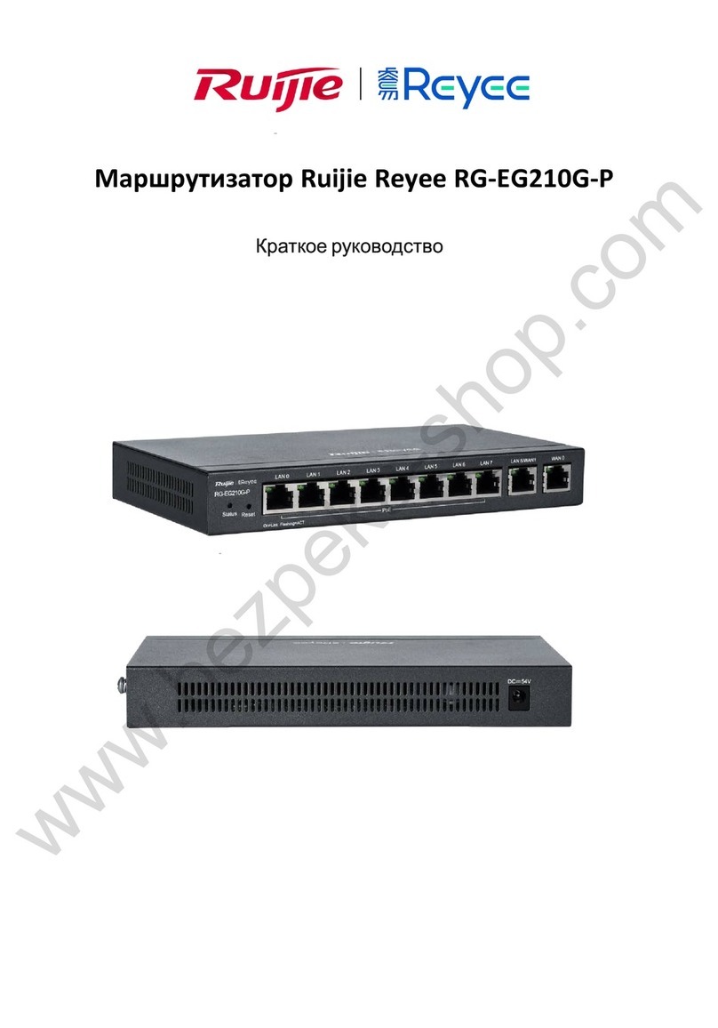 Ruijie RG-EG210G-P User manual