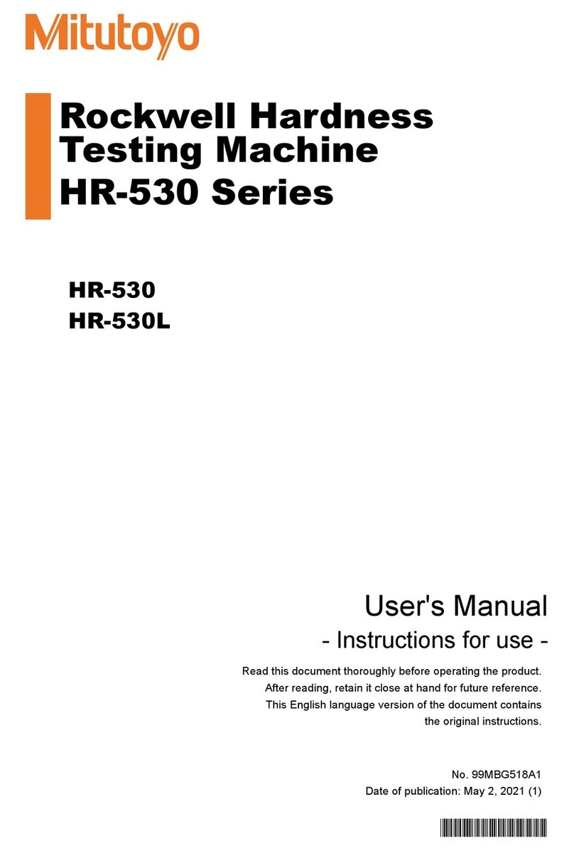 Mitutoyo HR-530 Series user manual