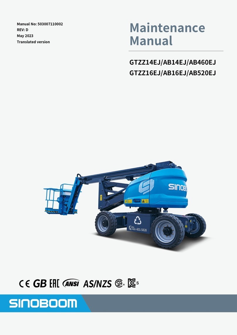 Sinoboom GTZZ14EJ Maintenance manual