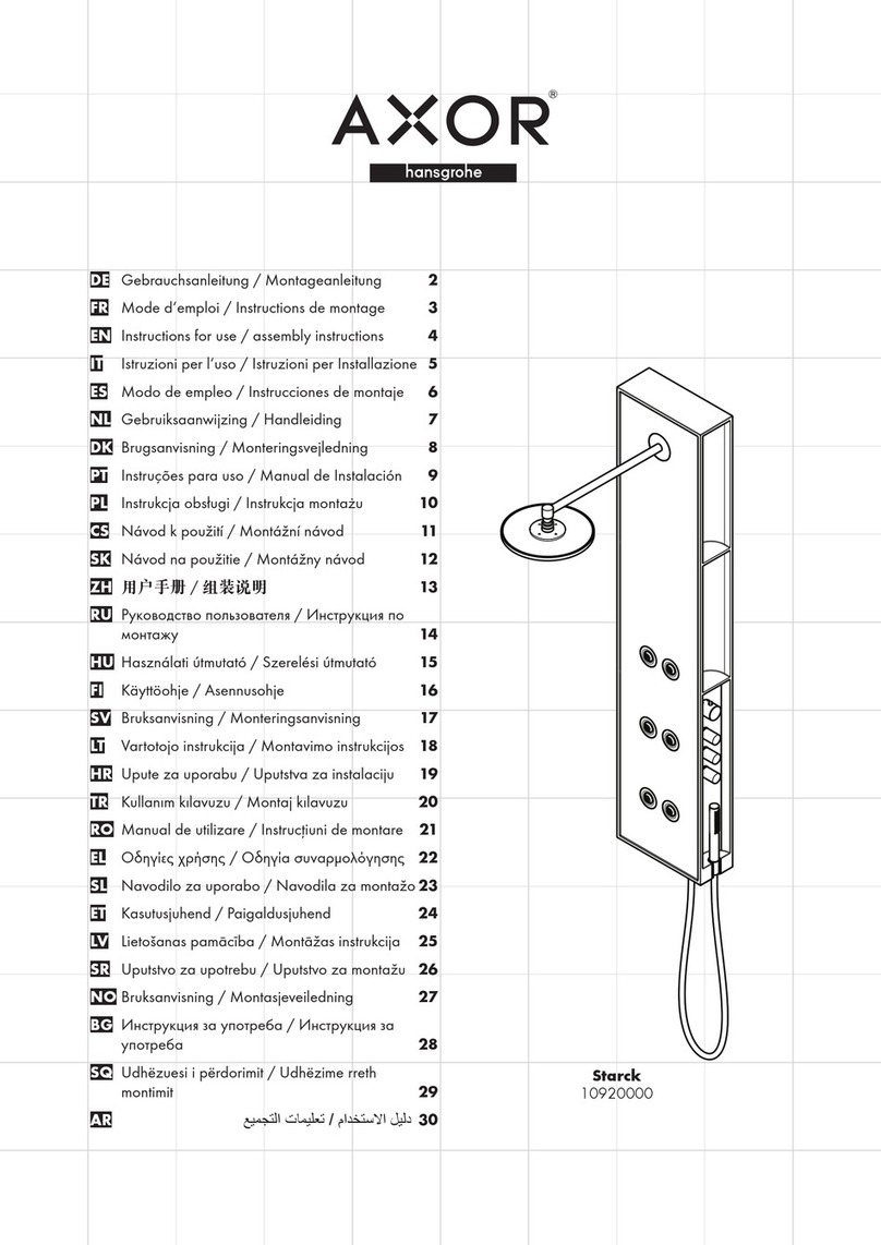 Hans Grohe AXOR Starck 10920000 Manual Hans Grohe AXOR Starck 10920000 Manual