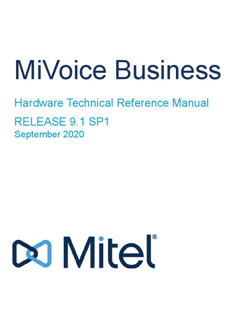 Mitel Navigator 3300 ICP Hardware technical reference manual