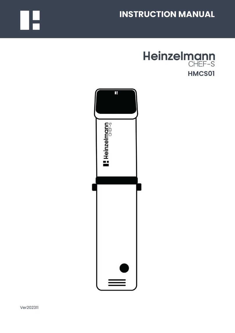 Heinzelmann CHEF-S HMCS01 instruction manual