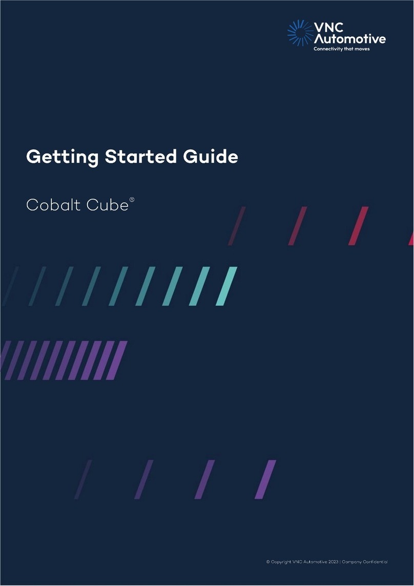 VNC Automotive Cobalt Cube User manual