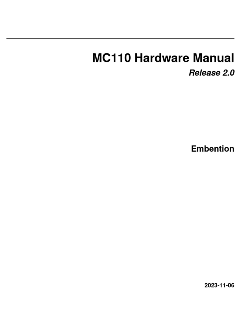 VERONTE MC110 Hardware manual