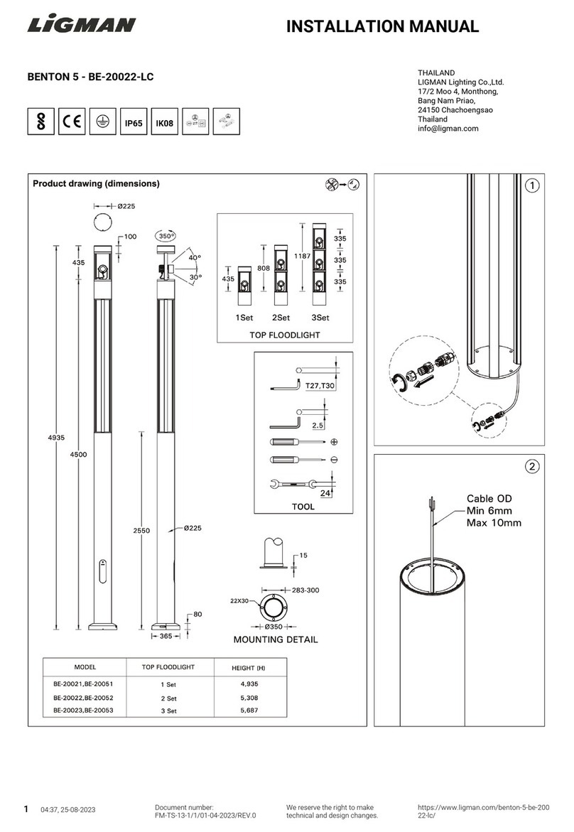 LIGMAN BE-20022-LC User manual