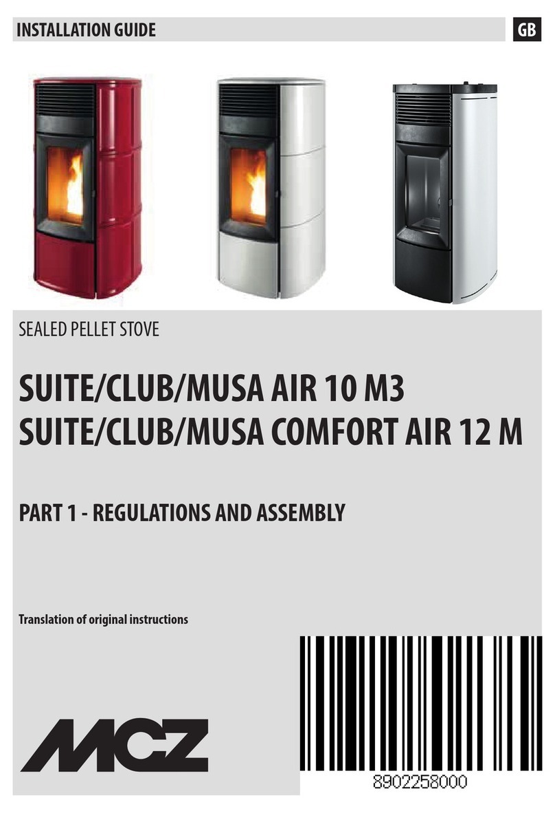 MCZ SUITE AIR 10 M3 User manual