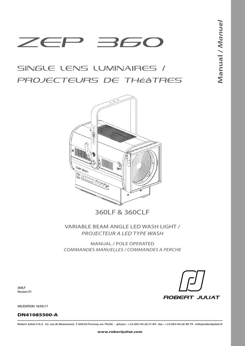 Robert Juliat ZEP 360CLF manual