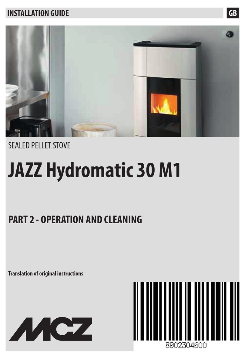 MCZ JAZZ Hydromatic 30 M1 User manual MCZ JAZZ Hydromatic 30 M1 User manual