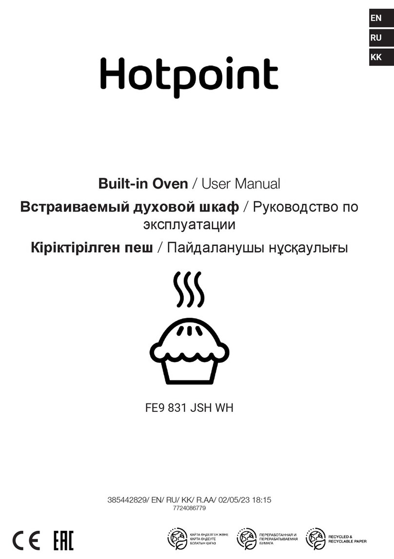 Hotpoint FE9 831 JSH WH user manual