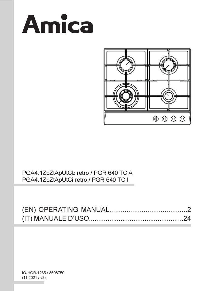 Amica PGR 640 TC A User manual
