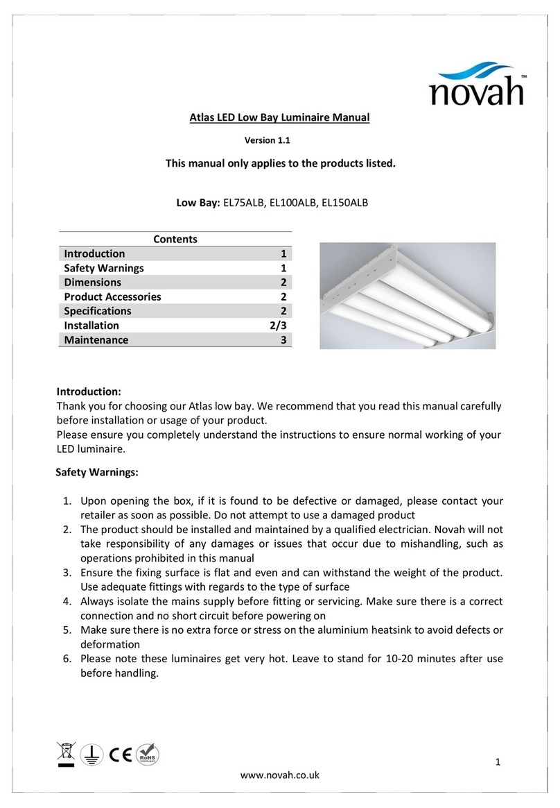 Novah EL75ALB manual
