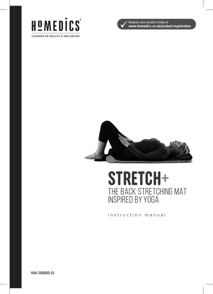 HoMedics STRETCH+ YMM-2000QVD-EU instruction manual