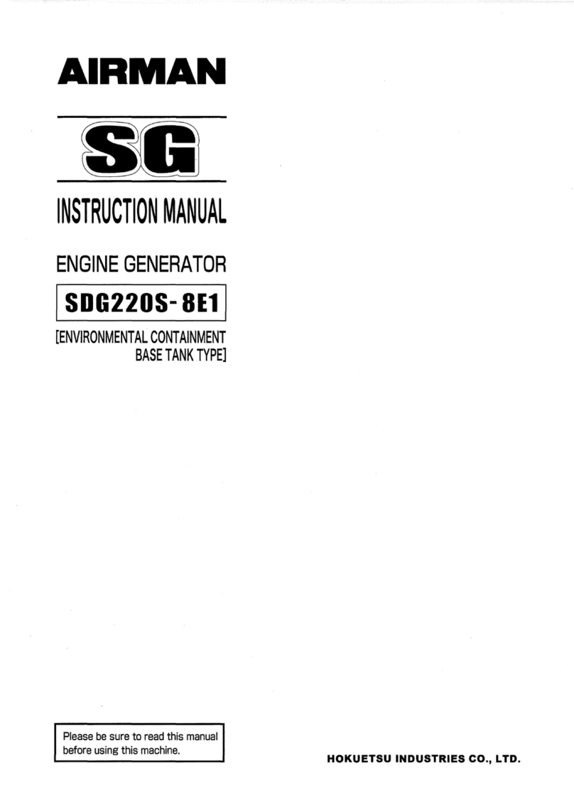 Hokuetsu AIRMAN SDG220S-8E1 instruction manual