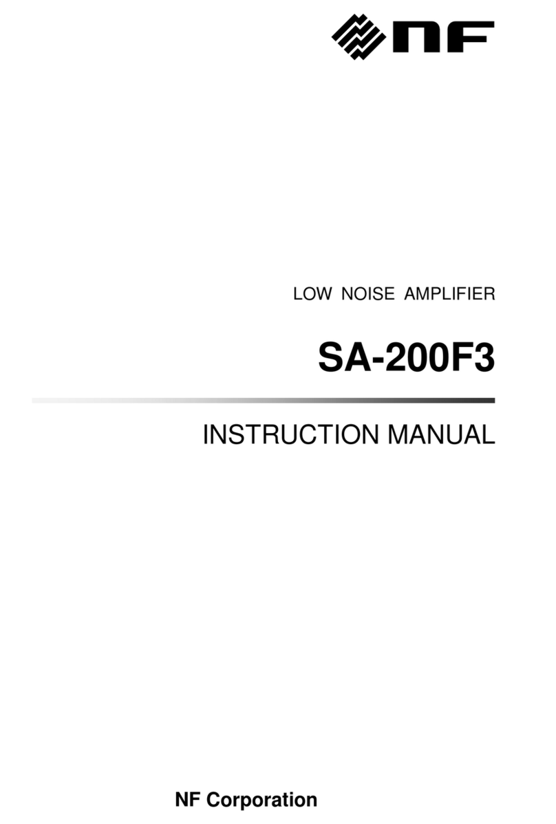 NF SA-200F3 instruction manual