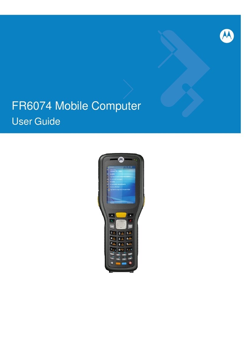 Motorola FR6074 User manual