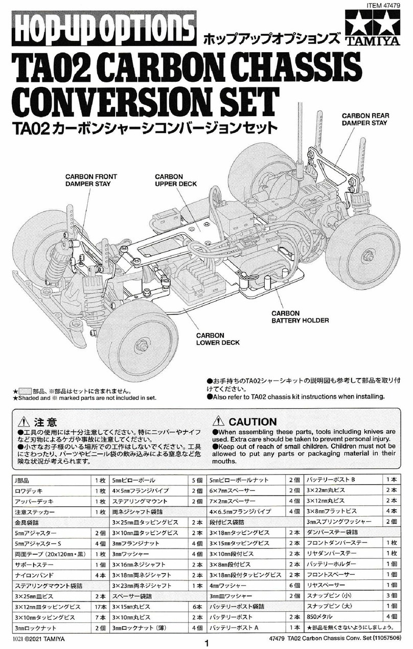 Tamiya TA02 User manual