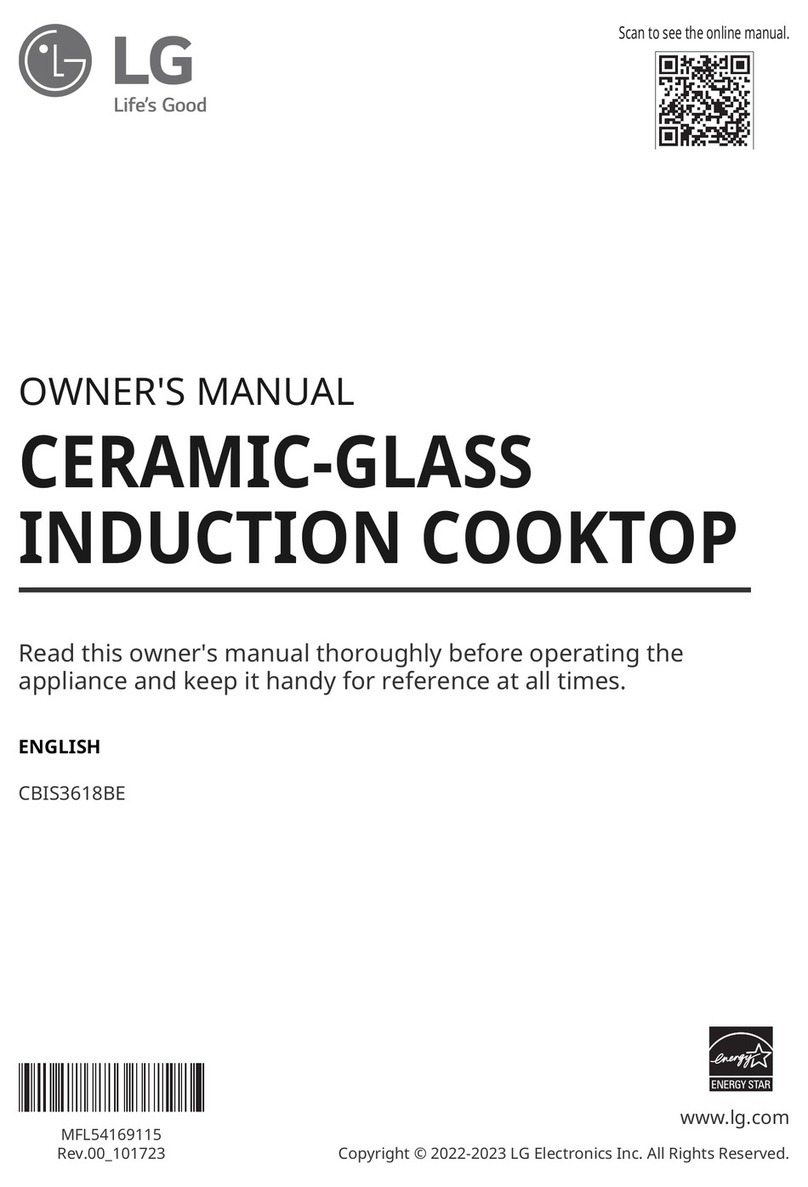 LG CBIS3618BE owner's manual