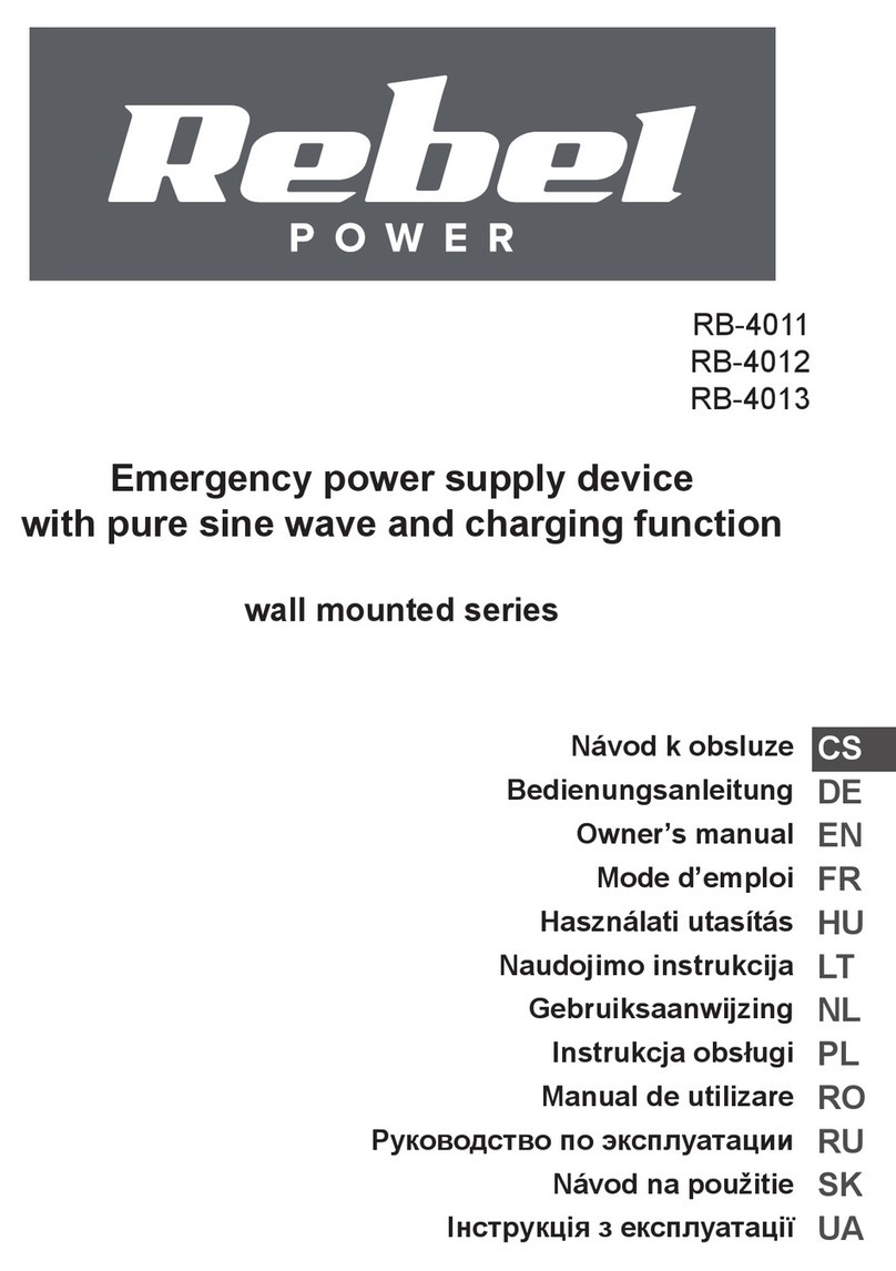 Rebel RB-4011 owner's manual