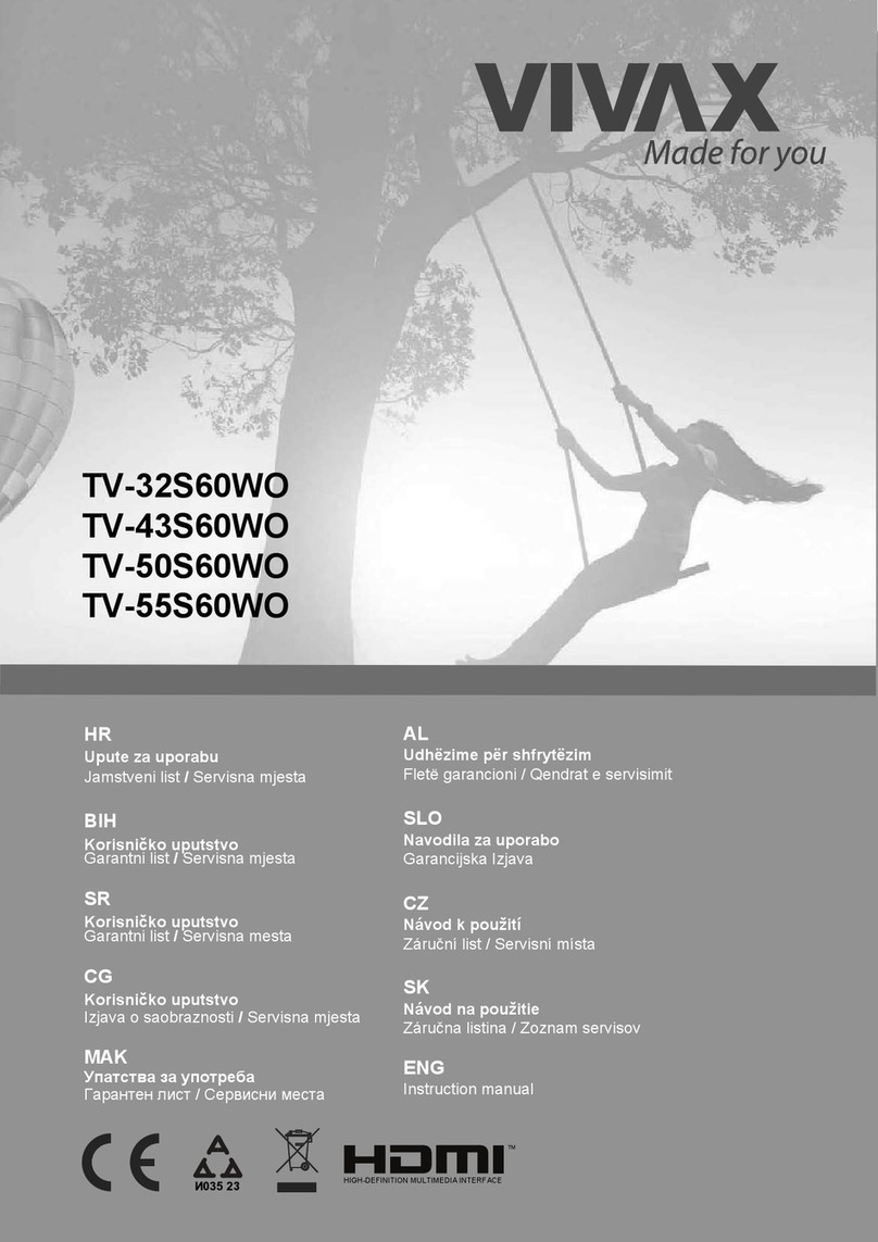 Vivax TV-32S60WO instruction manual