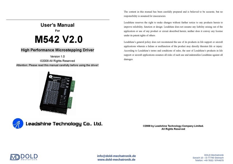 Leadshine Technology M542 V2.0 user manual