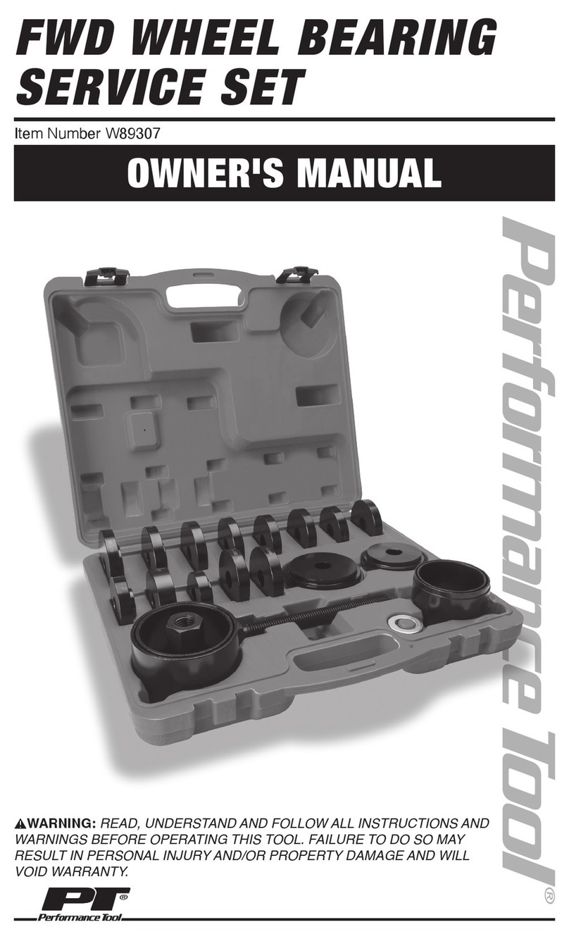 Performance Tool W89307 owner's manual