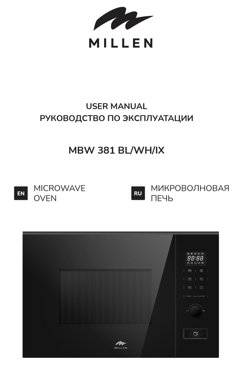 MILLEN MBW 381 BL user manual