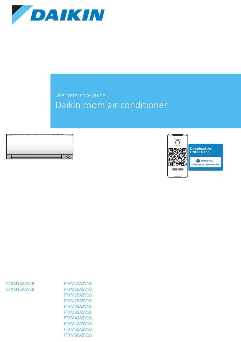Daikin CTXM15A2V1B Product information sheet