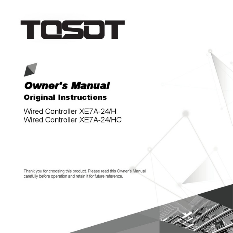 Tosot XE7A-24/H owner's manual