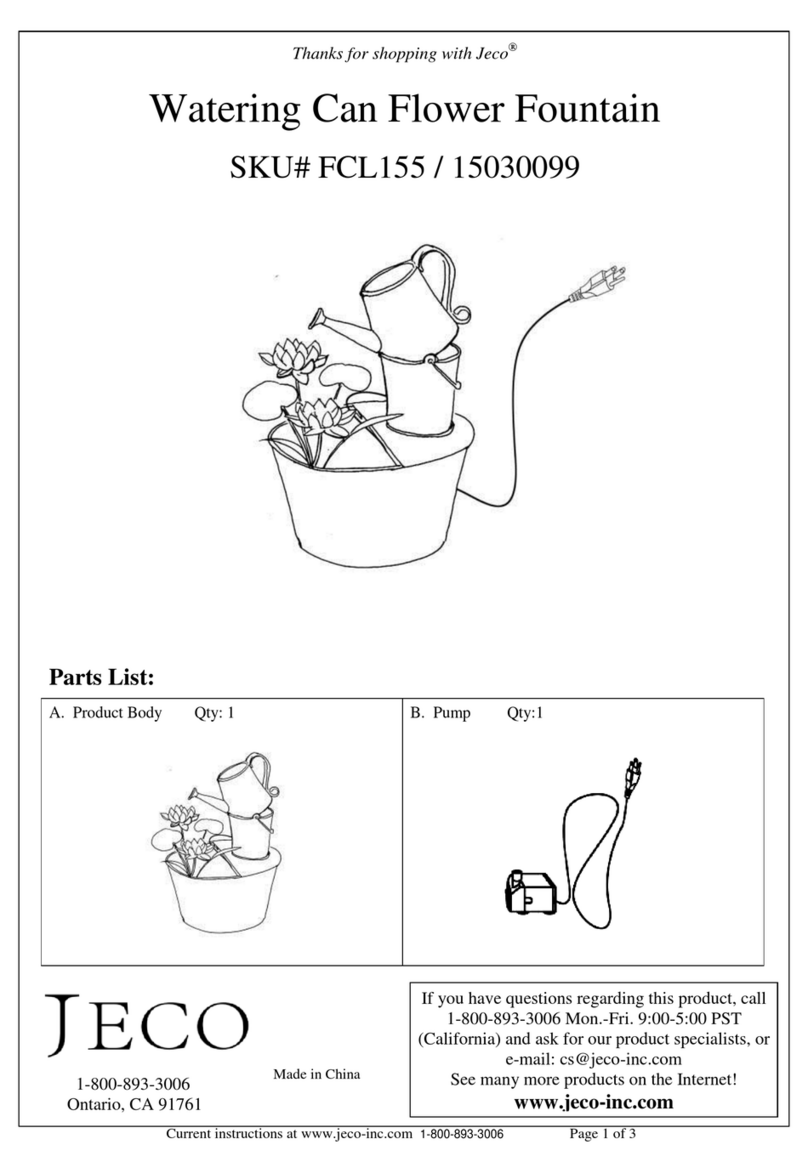 Jeco FCL155 User manual