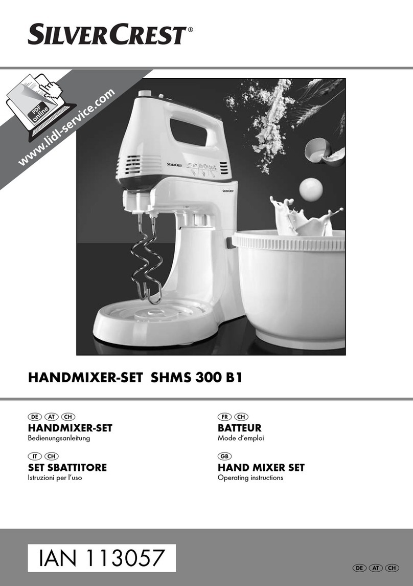 Silvercrest SHMS 300 B1 operating instructions Silvercrest SHMS 300 B1 operating instructions