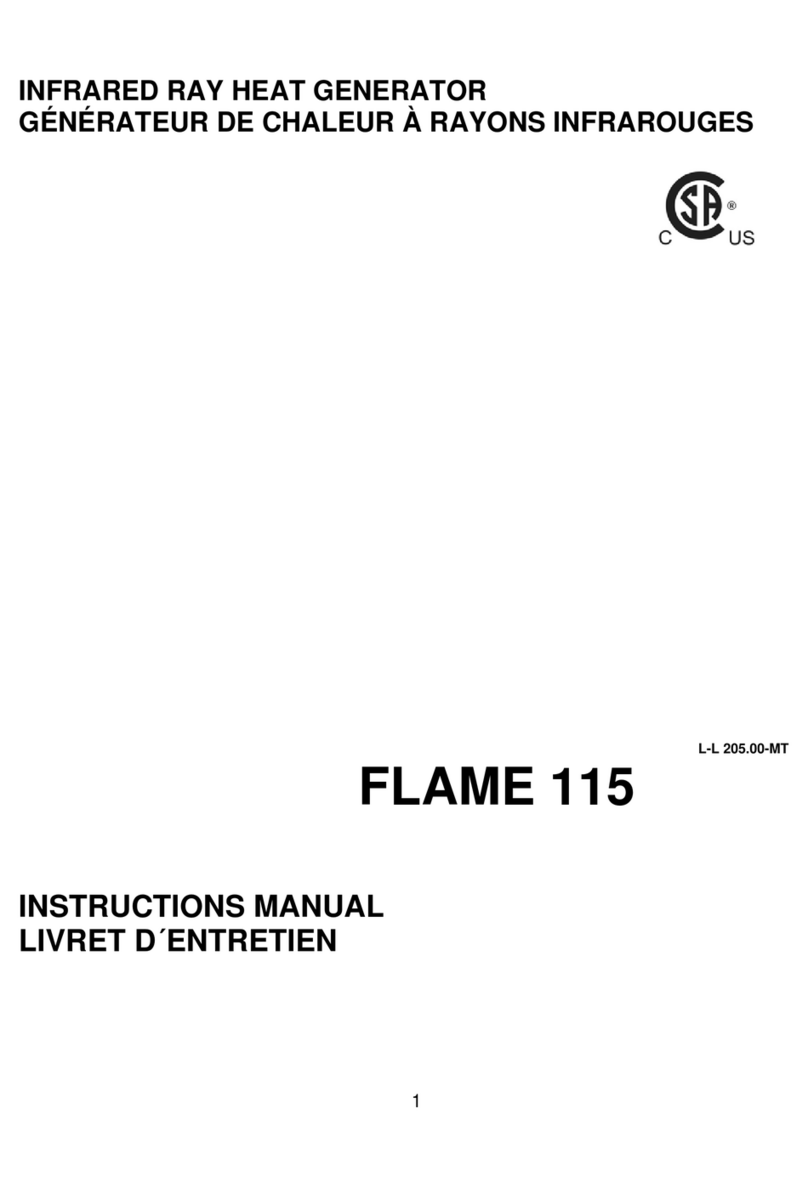 MTM HYDRO FLAME 115 instruction manual