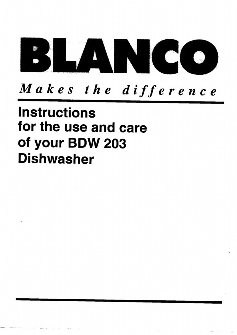 Blanco BDW 203 instructions