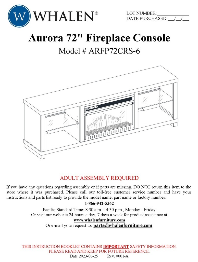 Whalen Aurora ARFP72CRS-6 manual Whalen Aurora ARFP72CRS-6 manual