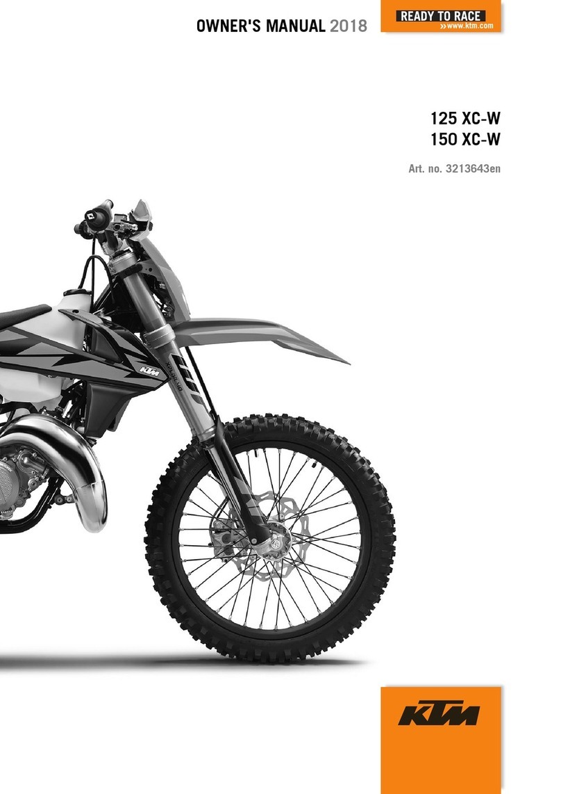 KTM 150 XC-W 2018 User manual